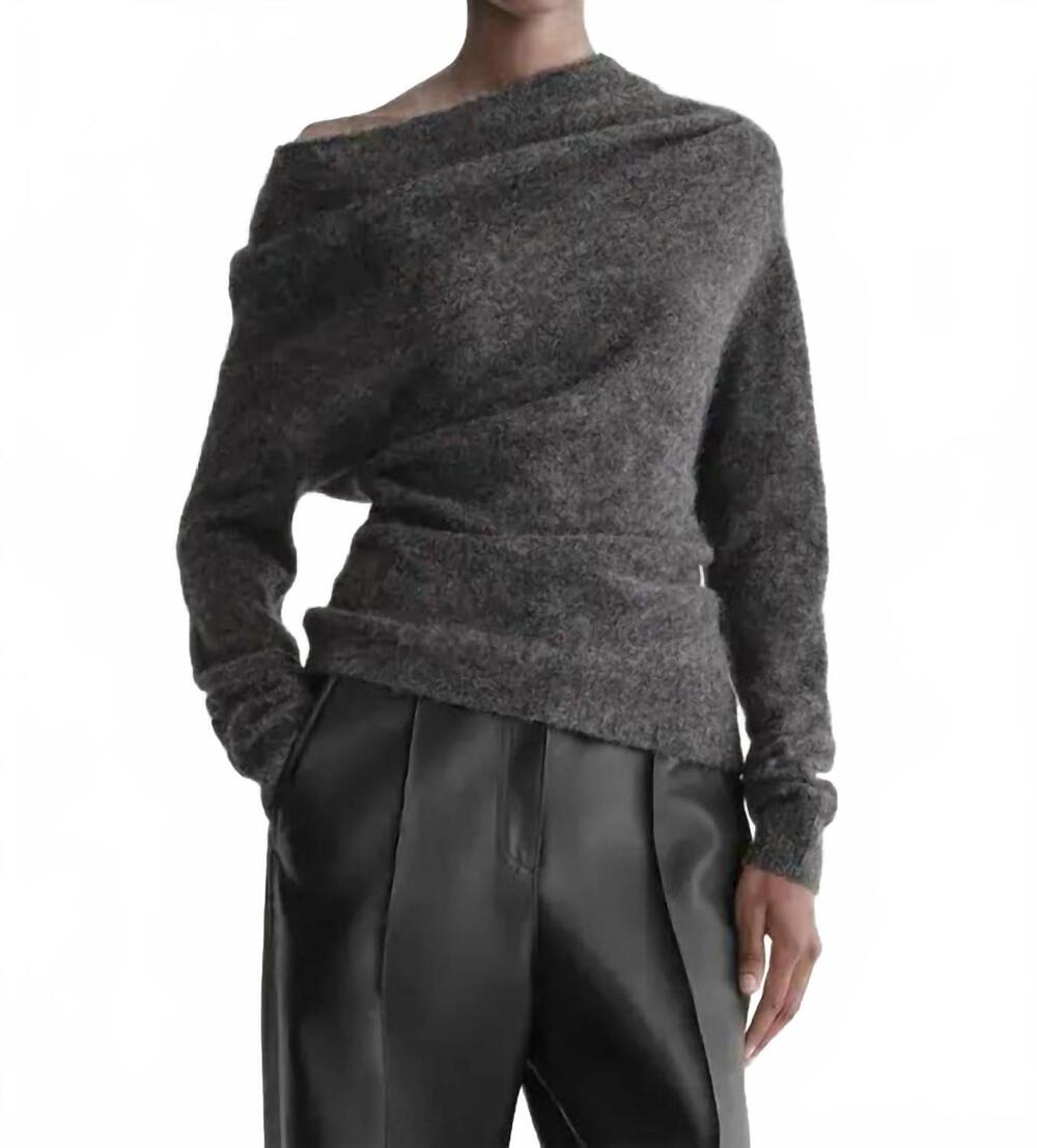 NEW A.L.C. freya top in charcoal